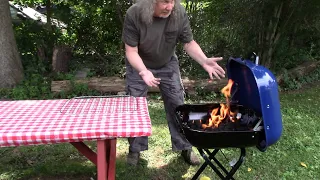 First Cookout on a New Charcoal Grill