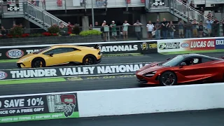 Lamborghini Huracan Performante vs Mclaren 720S