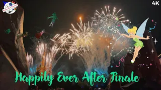 Tinker Bell’s Flight Disney’s Happily Ever After Finale #disneyfireworks #disneyparks #youcanfly