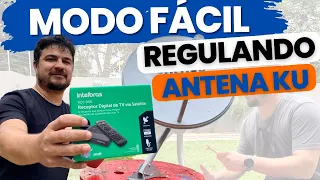 COMO REGULAR ANTENA KU com o Lançamento INTELBRAS receptor rds 840 starone d2