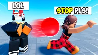 I Caught Her Using CHEATS, So I Did THIS.. (Roblox Blade Ball)