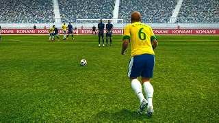 ROBERTO CARLOS Free Kicks From PES 1998 to 2015