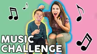 Andrea Espada Vs Son Music Challenge! PART 2!! | The Royalty Family