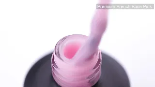 Gloss Premium french Base (pink) - каучуковая основа для гель-лака с кистью, 11 мл