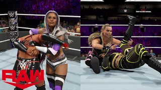 WWE 2K23 RAW - QUEEN'S CROWN TOURNAMENT 1ST ROUND - ZELINA VEGA VS XIA LI/NATALYA VS SONYA DEVILLE