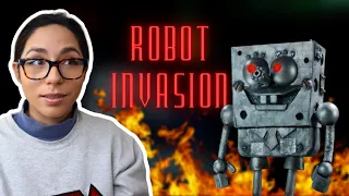 ALEX BALE HAS OUT DONE HIMSELF - SpongeBob conspiracy #7 (the robot invasion theory)