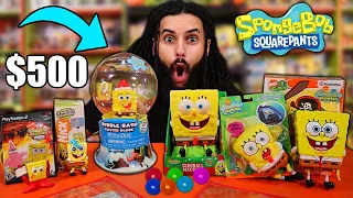 BUYING Someones ENTIRE VINTAGE SPONGEBOB SQUAREPANTS COLLECTION! EBAY LOT #5 *GUMBALL MACHINE!*