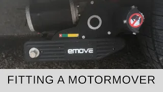 Fitting the emove  motor mover to our Bailey Unicorn