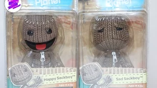 Фигурки Счастливый и Грустный Сэкбой. Happy & Sad Sackboy Figure. LittleBigPlanet.