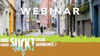 "Hoe Hard Suckt Jouw Gemeente?" Een boeiend webinar over Water- en Omgevingsadvies