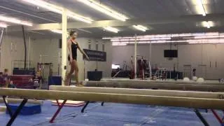 Nastia Liukin - Beam Training for the 2012 Olympic Games in London