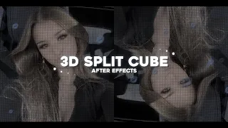 3D Split Cube Tutorial | After Effects