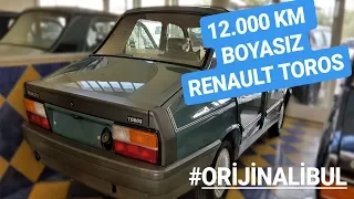 12.000 KM BOYASIZ 1990 RENAULT 12  TOROS ! #ORİJİNALİBUL