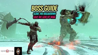 Slow-Mo Breakdown: EASY Way to defeat Bridge Keeper Boss Fight | Give Me God of War Difficulty
