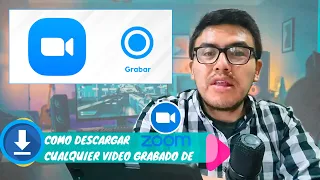 Como DESCARGAR CUALQUIER GRABACIÓN de Zoom 😊💻