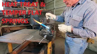 Heat Treating and Tempering Flat Springs