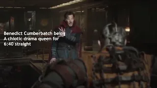 Benedict Cumberbatch being a chaotic drama queen for 6:40 straight