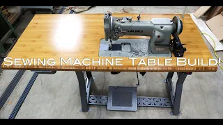 Industrial Sewing Machine Table Build