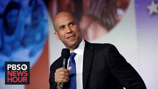 WATCH: Cory Booker campaigns in Iowa with congressional candidate J.D. Scholten