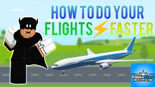 ⚡How to do Your Flights Faster in Cabin Crew Simulator⚡⏩