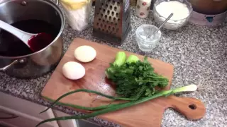 Свекольник холодный / Cold beet soup