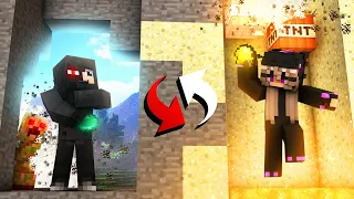 TOBIASZ vs BLUMDI (minecraft death swap)