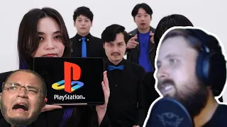 Forsen Reacts to PlayStation sound effect (acapella)