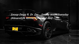 Snoop Dogg ft. Dr. Dre - Smoke Weed Everyday (Alexandrjfk Remix) (Extended mix)