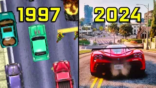 Evolution of Grand Theft Auto 1997-2023