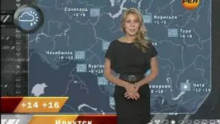 Александра Михайлова - "Новости 24. Погода" (04.10.11)