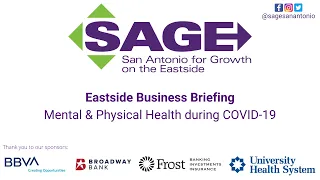 Eastside Business Briefing - Maintaining Mental and Physical Health during COVID-19