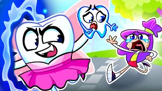 Oh No! She is a Fake Dentist! 😱 Dental Health 🦷 Funny English for Kids!