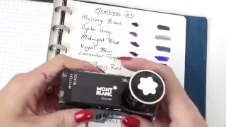 Montblanc inks overview