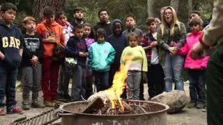 Smokey Bear and Friends from Open Season Teach Campfire Safety