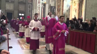 Procesja Wejścia - Bazylika św.Piotra na Watykanie