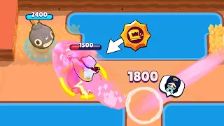 OP FANG's STAR POWER but 100% UNLUCKY‼️ Brawl Stars Funny Moments & Wins & Fails & Glitches ep.714