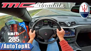 MASERATI GranTurismo MC Stradale on AUTOBAHN [NO SPEED LIMIT] by AutoTopNL