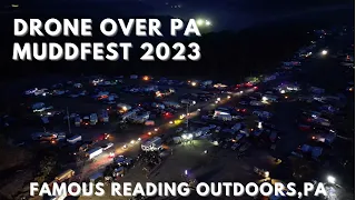 Drone over PA Mudd Fest 2023 - Pottsville, PA