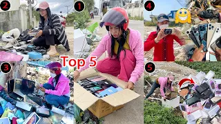 Top 5 - Videos Found many phone new and broken in the Garbage Dump