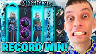 WOW! RECORD WIN on STORMFORGED SLOT | Biggest WINS from mrBigSpin