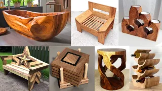 Wooden Indoor & Outdoor Furniture and Decor Ideas 2023