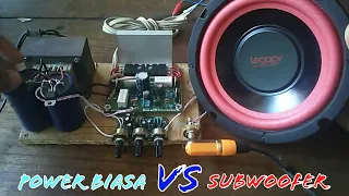 Tes Speaker SUBWOOFER  LEGACY di power Biasa [maaf lagu kedua saya ganti kena Copy right].