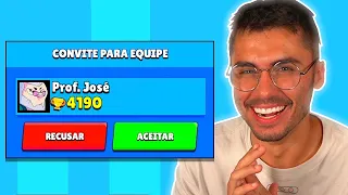 MEU PROFESSOR ME CONVIDOU PARA EQUIPE E...Brawl Stars!!