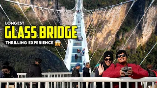 Glass bridge in China ❤️ | Thrilling experience😰 | Irfan's view🔥