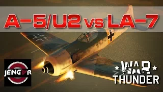 War Thunder Dogfight: Fw 190 A-5/U2 vs La-7 [Angry Oppo]