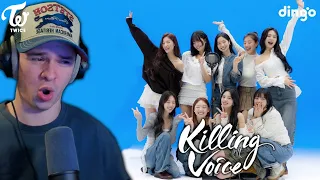 TWICE (트와이스) on Killing Voice (dingo music) | REACTION