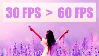 Как превратить 30FPS в 60FPS со стабилизацией - Гайд Premiere Pro CC как повысить фпс видео!
