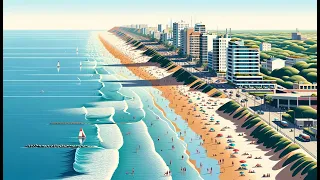 Aerial Majesty of Argaman Beach: Netanya's Coastal Gem