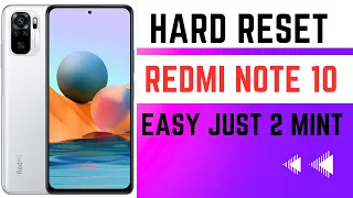 How to Hard Reset Xiaomi Redmi Note 10 | redmi note 10 hard reset