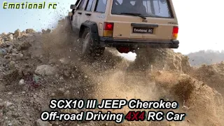 Axial SCX10 III JEEP Cherokee Off-road Driving 4X4 RC Car